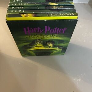 HARRY POTTER AUDIO BOOKS OF HARRY POTTER AND THE HALF BLOOD PRINCE!!
